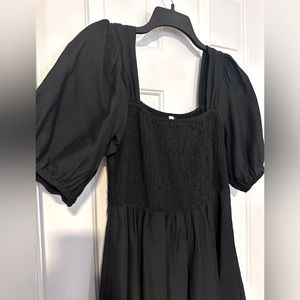 Dress Up Boutique Black Babydoll Top